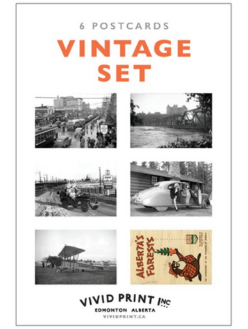 Vivid Print Vintage Postcard Set