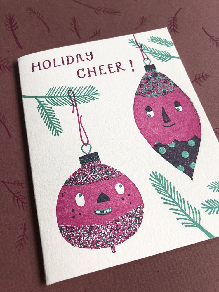 Homework Press Ornaments Cheer