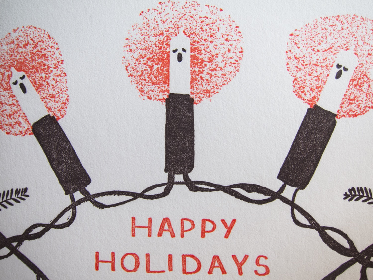 Homework Press Red Christmas Lights Choir