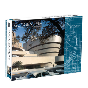 Galison Mudpuppy Frank Lloyd Wright Guggenheim 2-Sided 500 Piece Puzzle