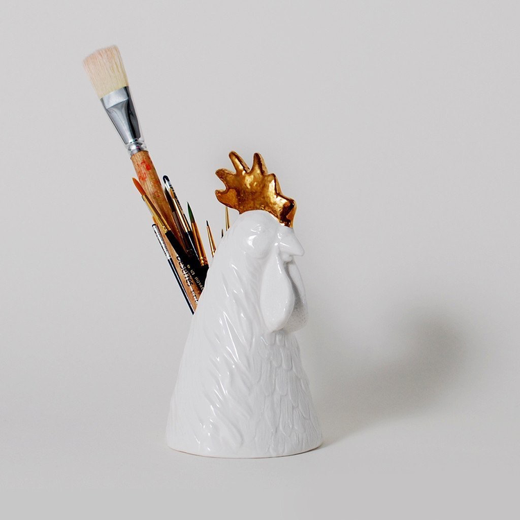 Imm The King’s Subjects Pencil Holders - Rooster