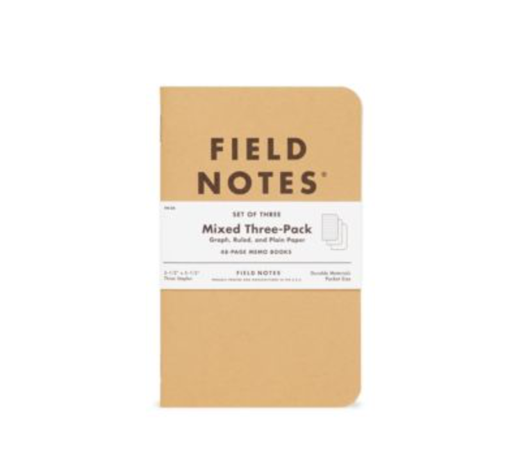 Field Notes Mixed 3 Pack