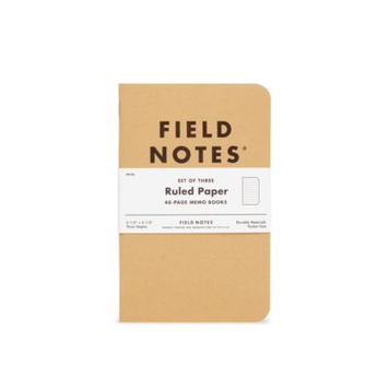 Field Notes Ruled 3 Pack