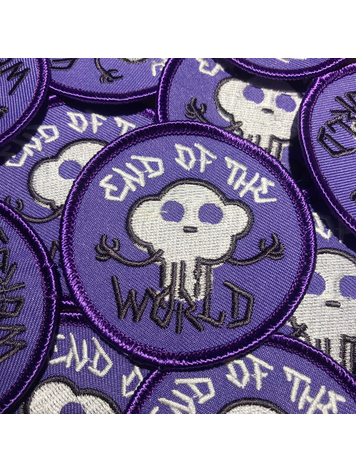 Vivid Print End Of The World Embroidered Patch