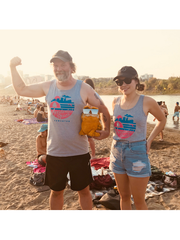 Vivid Print Accidental Beach Tank Men’s