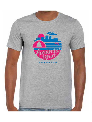 Vivid Print Accidental Beach Tee Unisex