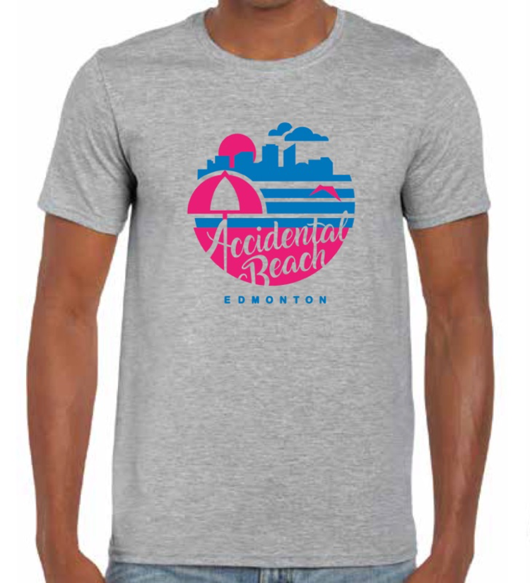 Vivid Print Accidental Beach Tee Unisex