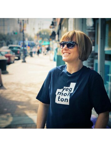 Vivid Print YEGmonton Tee Unisex