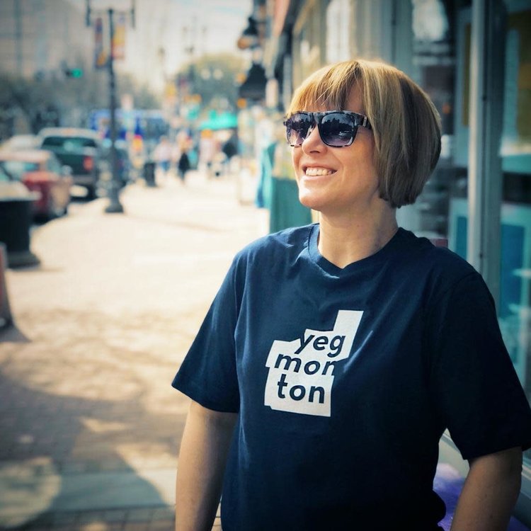 Vivid Print YEGmonton Tee Unisex