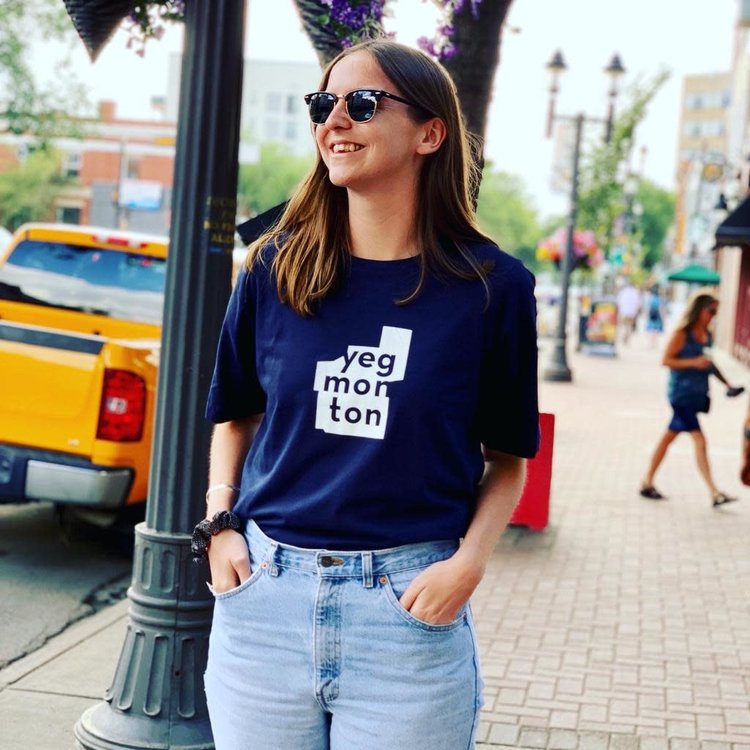 Vivid Print YEGmonton Tee Unisex