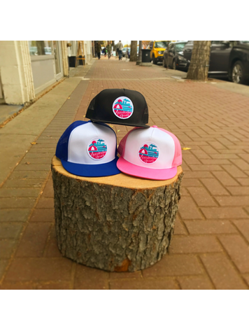 Vivid Print Accidental Beach Snapback