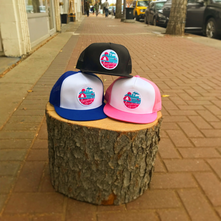 Vivid Print Accidental Beach Snapback