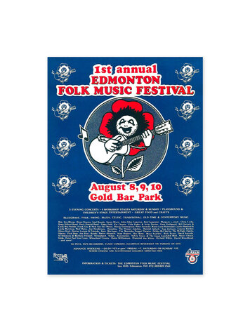 Edmonton Folk Music Festival Edmonton Folk Music Festival 1980 Poster