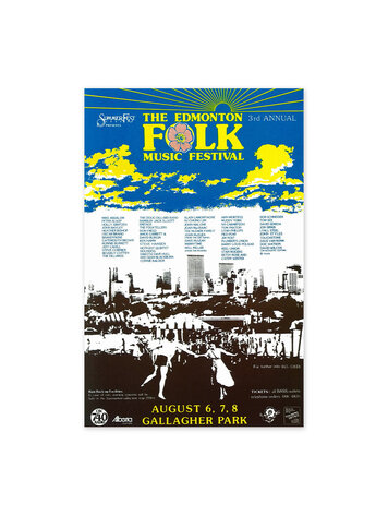 Edmonton Folk Music Festival Edmonton Folk Music Festival 1982 Poster