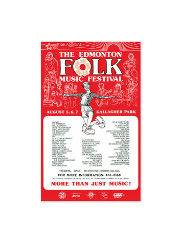 Edmonton Folk Music Festival Edmonton Folk Music Festival 1983 Poster