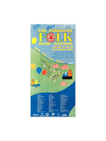 Edmonton Folk Music Festival Edmonton Folk Music Festival 1984 Poster