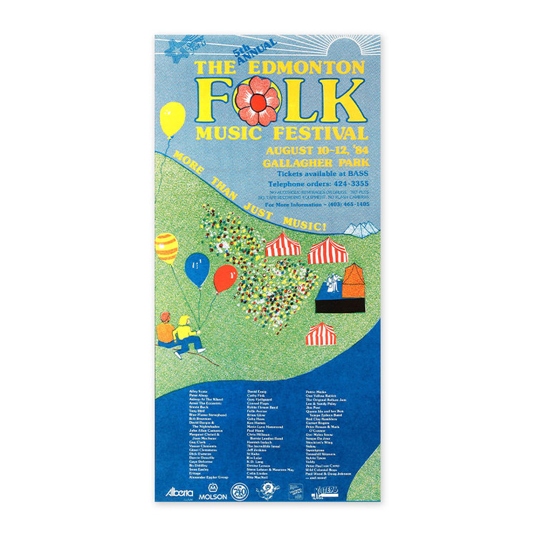 Edmonton Folk Music Festival Edmonton Folk Music Festival 1984 Poster