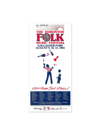 Edmonton Folk Music Festival Edmonton Folk Music Festival 1985 Poster