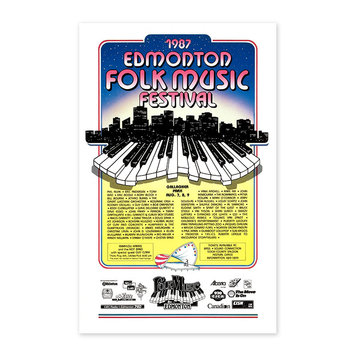 Edmonton Folk Music Festival Edmonton Folk Music Festival 1987 Poster