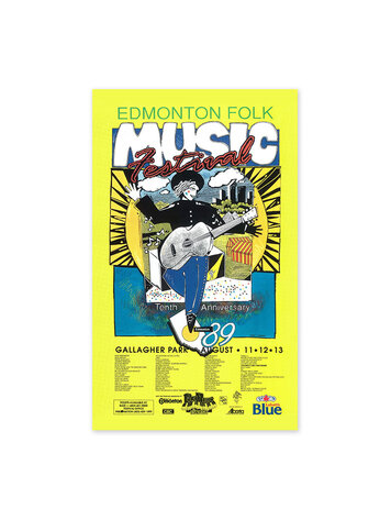 Edmonton Folk Music Festival Edmonton Folk Music Festival 1989 Poster