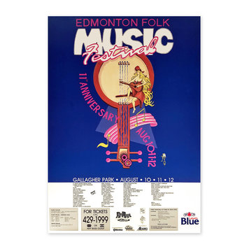 Edmonton Folk Music Festival Edmonton Folk Music Festival 1990 Poster