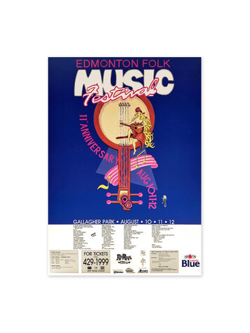 Edmonton Folk Music Festival Edmonton Folk Music Festival 1990 Poster