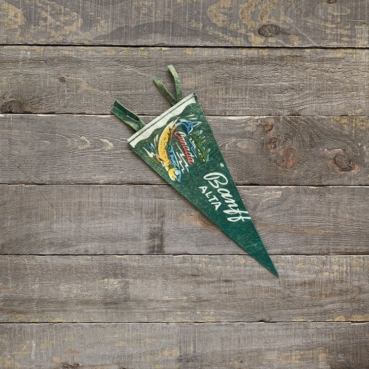 Vivid Vintage Vintage Banff Pennant Green