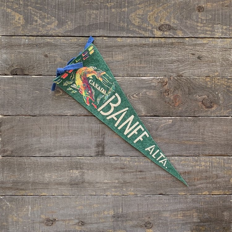 Vivid Vintage Vintage Banff  Pennant Green