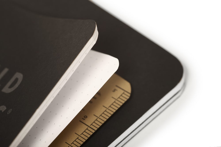 Field Notes Pitch Black Note Book Ruled