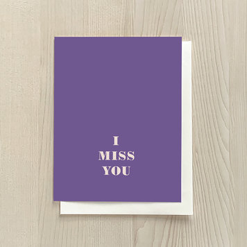 Vivid Print I Miss You