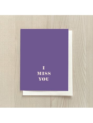 Vivid Print I Miss You