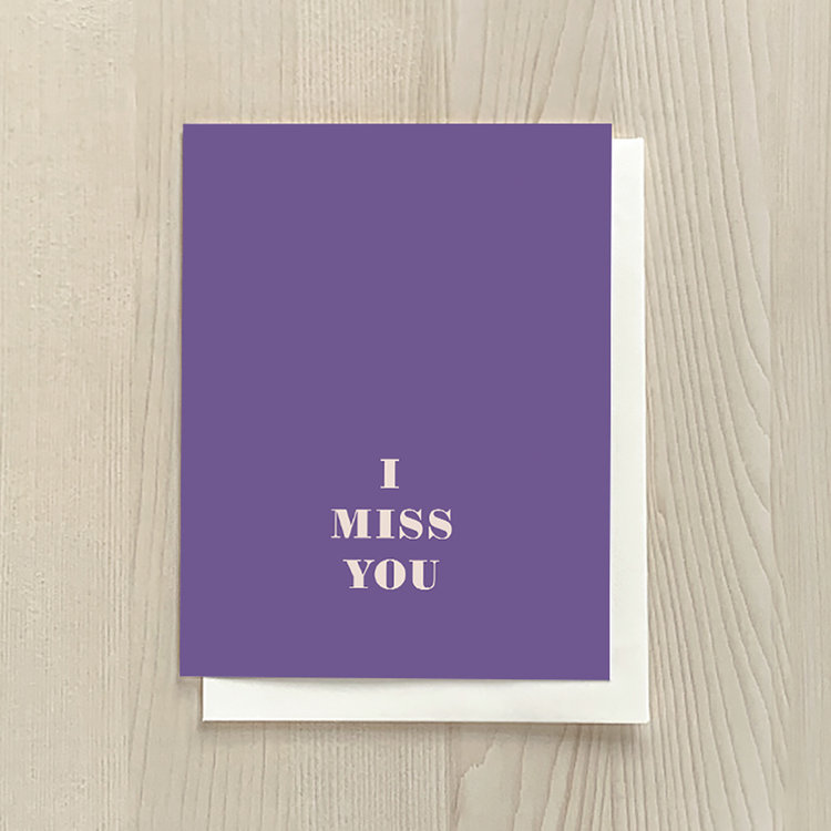 Vivid Print I Miss You