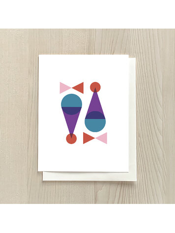 Vivid Print Simple Crème Glacée