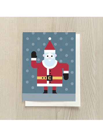 Vivid Print Santa