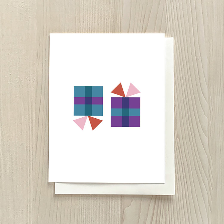 Vivid Print Simple Cadeau