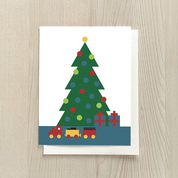 Vivid Print Christmas Tree
