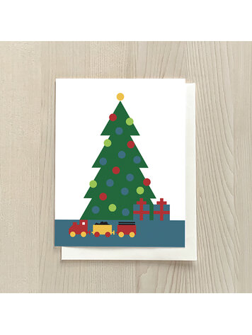 Vivid Print Christmas Tree