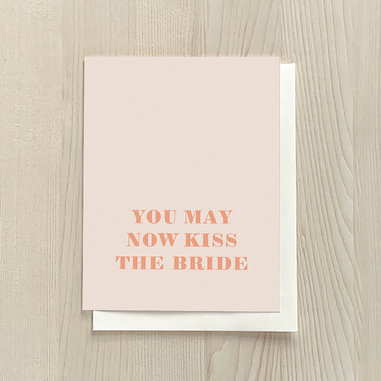 Vivid Print Kiss The Bride