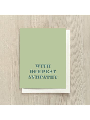 Vivid Print With Deepest Sympathy