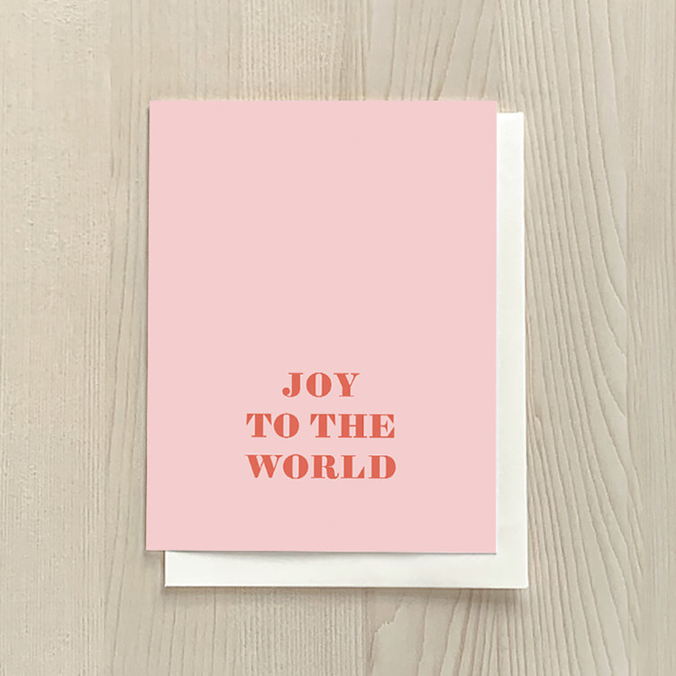 Vivid Print Joy To The World