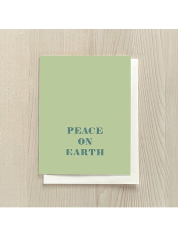Vivid Print Peace on Earth