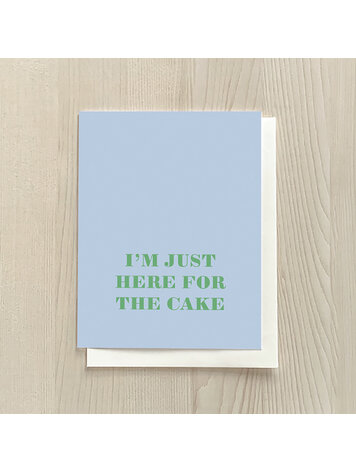 Vivid Print Here For The Cake