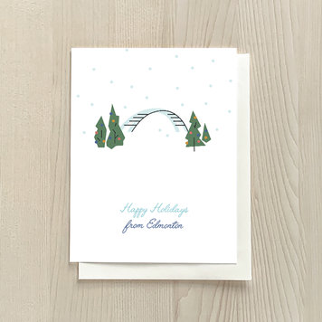 Vivid Print Happy Holidays from Edmonton