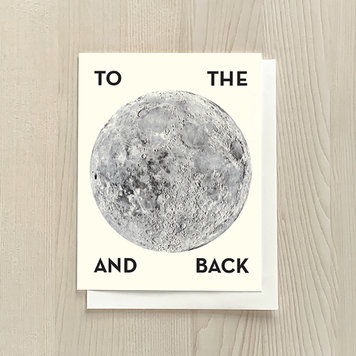 Vivid Print To The Moon