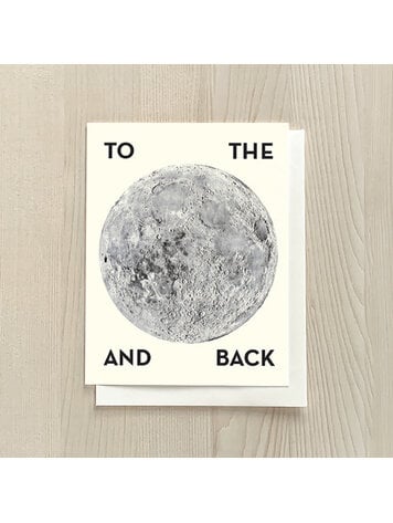 Vivid Print To The Moon