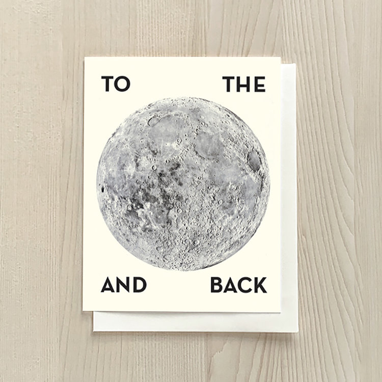 Vivid Print To The Moon