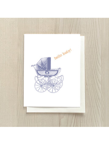 Vivid Print Hello Baby!