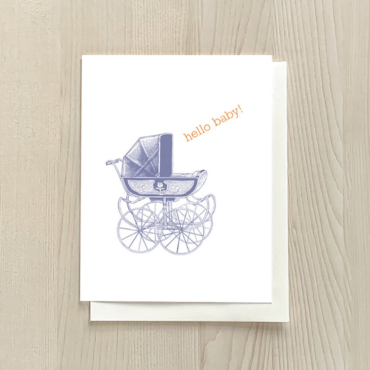 Vivid Print Hello Baby!