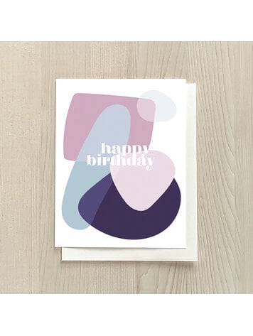 Vivid Print Birthday Shapes