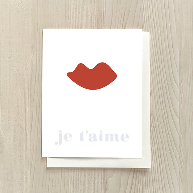 Vivid Print Je t’aime